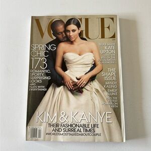 Kim Kardashian first vogue cover 2014